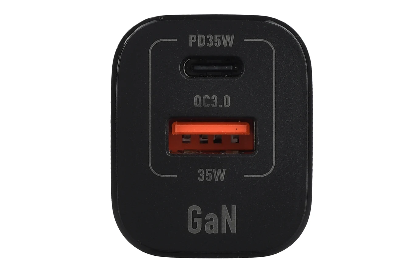 Сетевое З/У GoPower GPQC09 1USB+1Type-C 35W QC3.0 GAN черный арт. 00-00028403