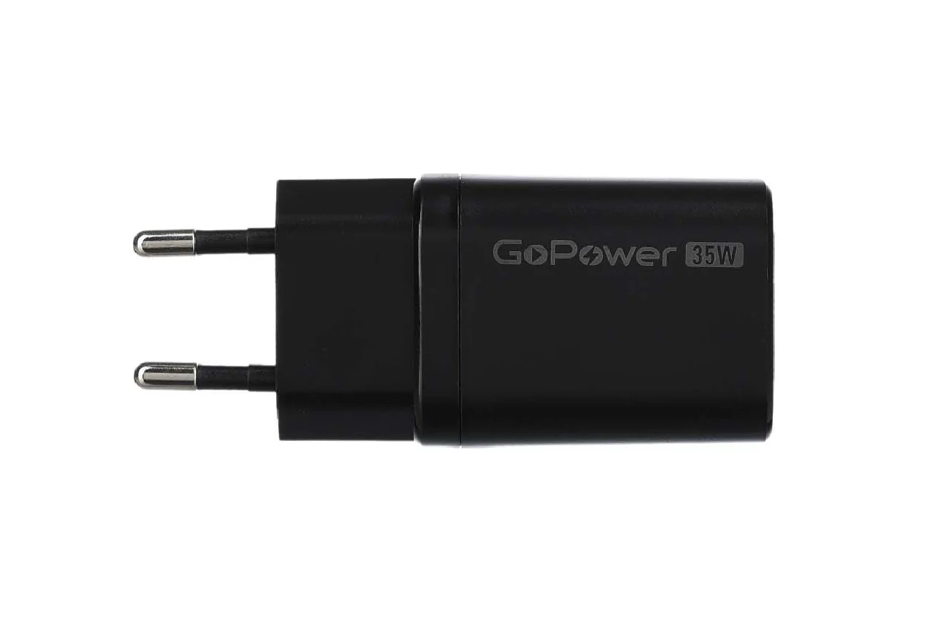 Сетевое З/У GoPower GPQC09 1USB+1Type-C 35W QC3.0 GAN черный арт. 00-00028403