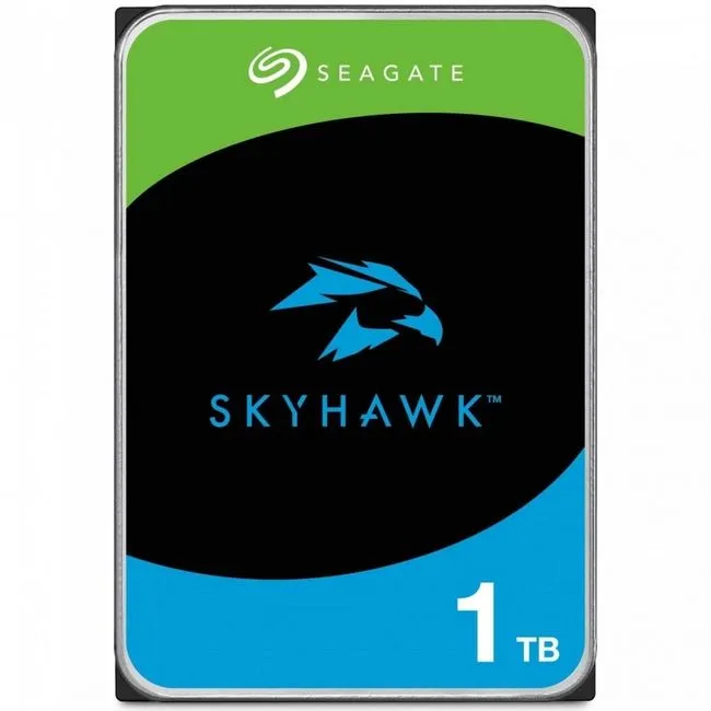 1TB Seagate Skyhawk (ST1000VX013) {Serial ATA III, 5400 rpm, 256mb, для видеонаблюдения}
