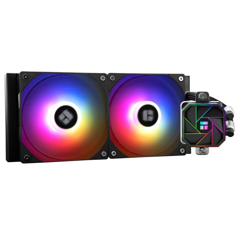 Система водяного охлаждения Thermalright Aqua Elite 240 V3 ARGB Soc-AM5/AM4/1151/1200/2066/1700 черный 4-pin 25.6dB Al Ret (A-ELITE-BL-240-ARGB-V3)
