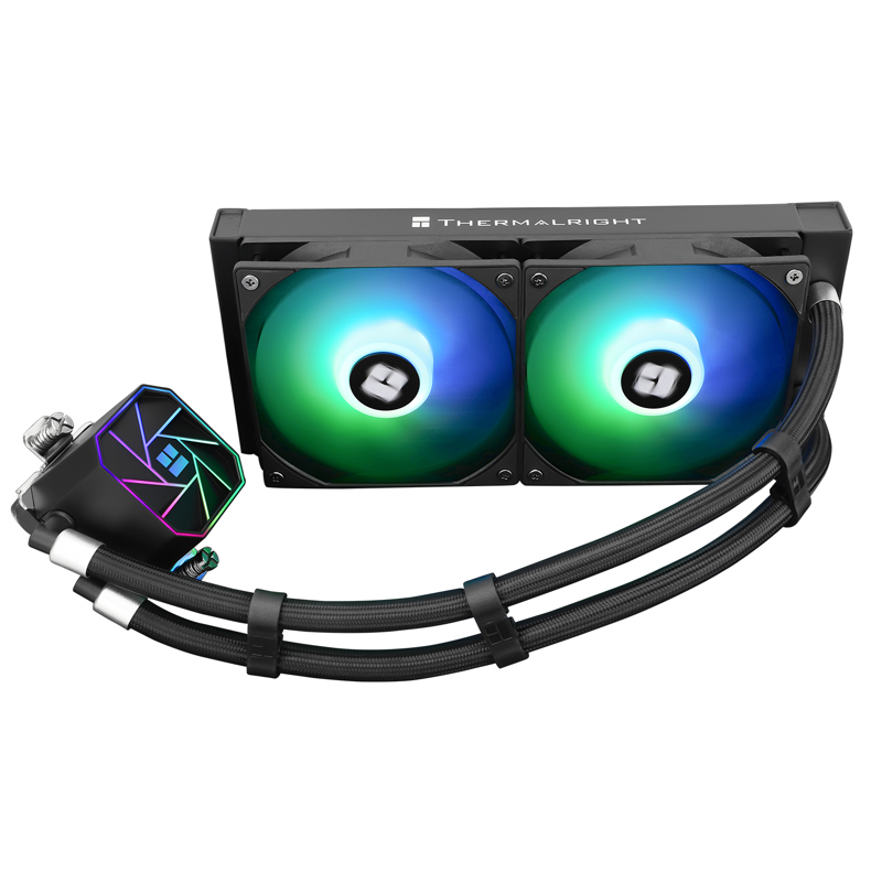 Система водяного охлаждения Thermalright Aqua Elite 240 V3 ARGB Soc-AM5/AM4/1151/1200/2066/1700 черный 4-pin 25.6dB Al Ret (A-ELITE-BL-240-ARGB-V3)