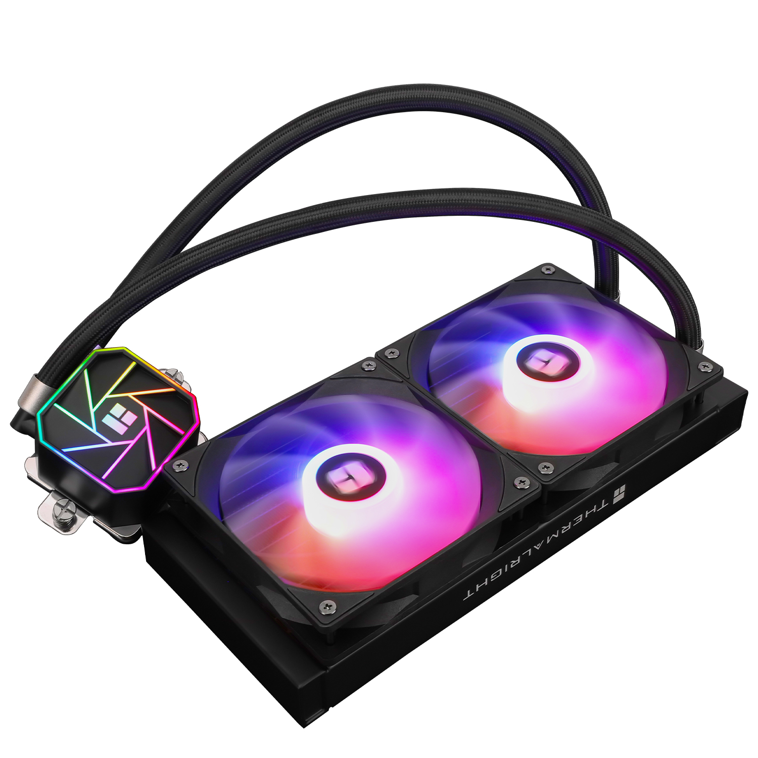 Система водяного охлаждения Thermalright Aqua Elite 240 V3 ARGB Soc-AM5/AM4/1151/1200/2066/1700 черный 4-pin 25.6dB Al Ret (A-ELITE-BL-240-ARGB-V3)