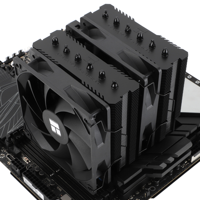 Устройство охлаждения(кулер) Thermalright Peerless Assassin 120 SE Soc-AM5/AM4/1200/1700/1851 черный 4-pin 25.6dB Al+Cu 730gr Ret (PA120-SE)