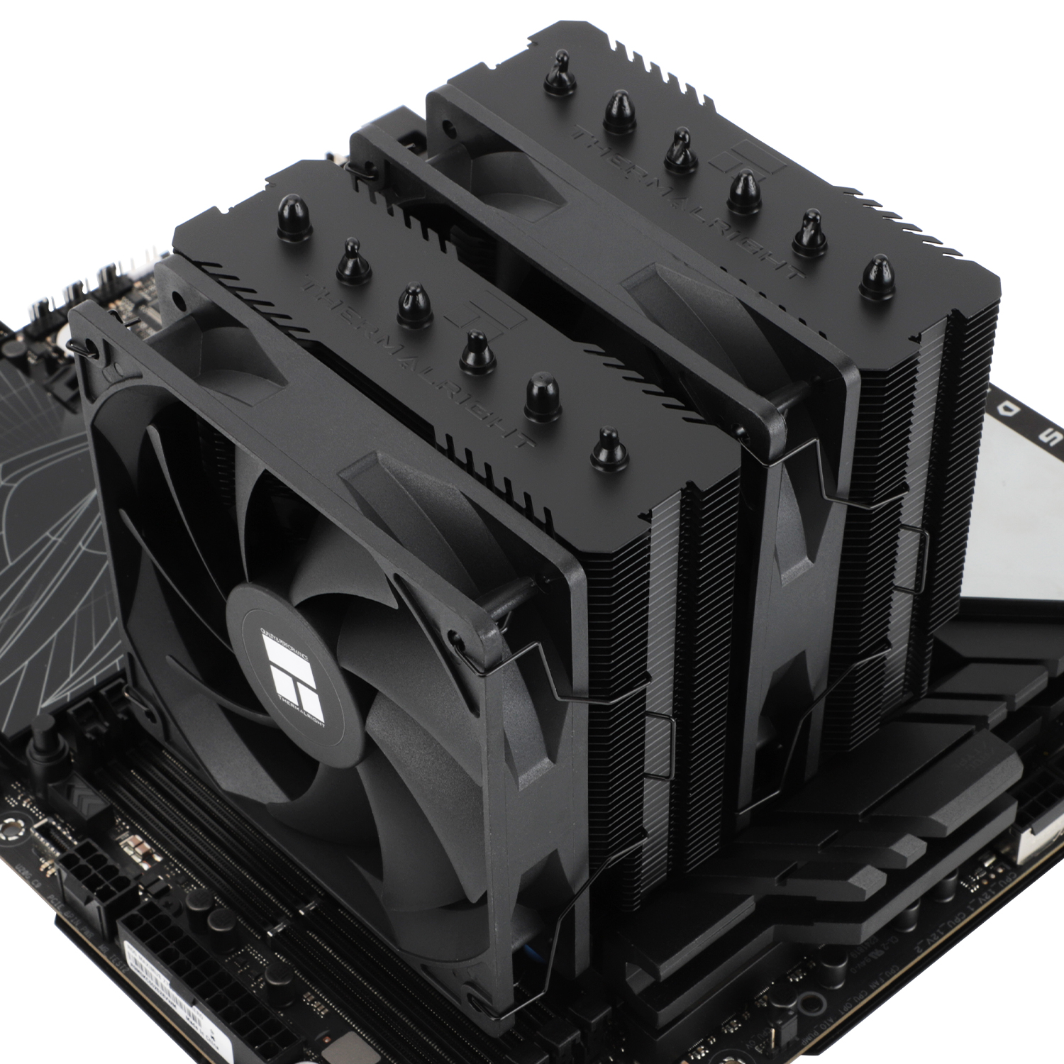 Устройство охлаждения(кулер) Thermalright Peerless Assassin 120 SE Soc-AM5/AM4/1200/1700/1851 черный 4-pin 25.6dB Al+Cu 730gr Ret (PA120-SE)