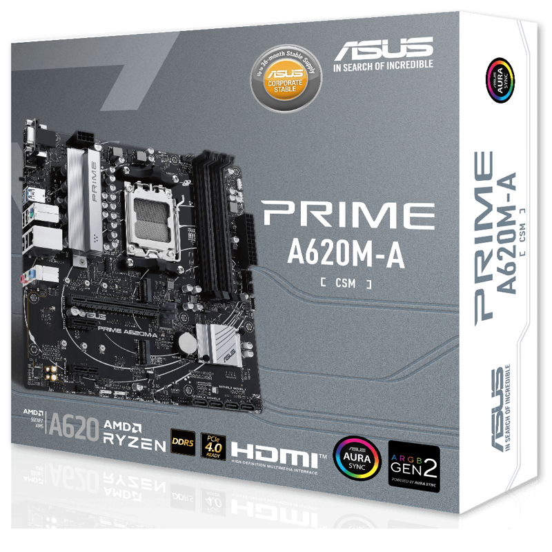 Asus PRIME A620M-A-CSM (90MB1F10-M0EAYC)
