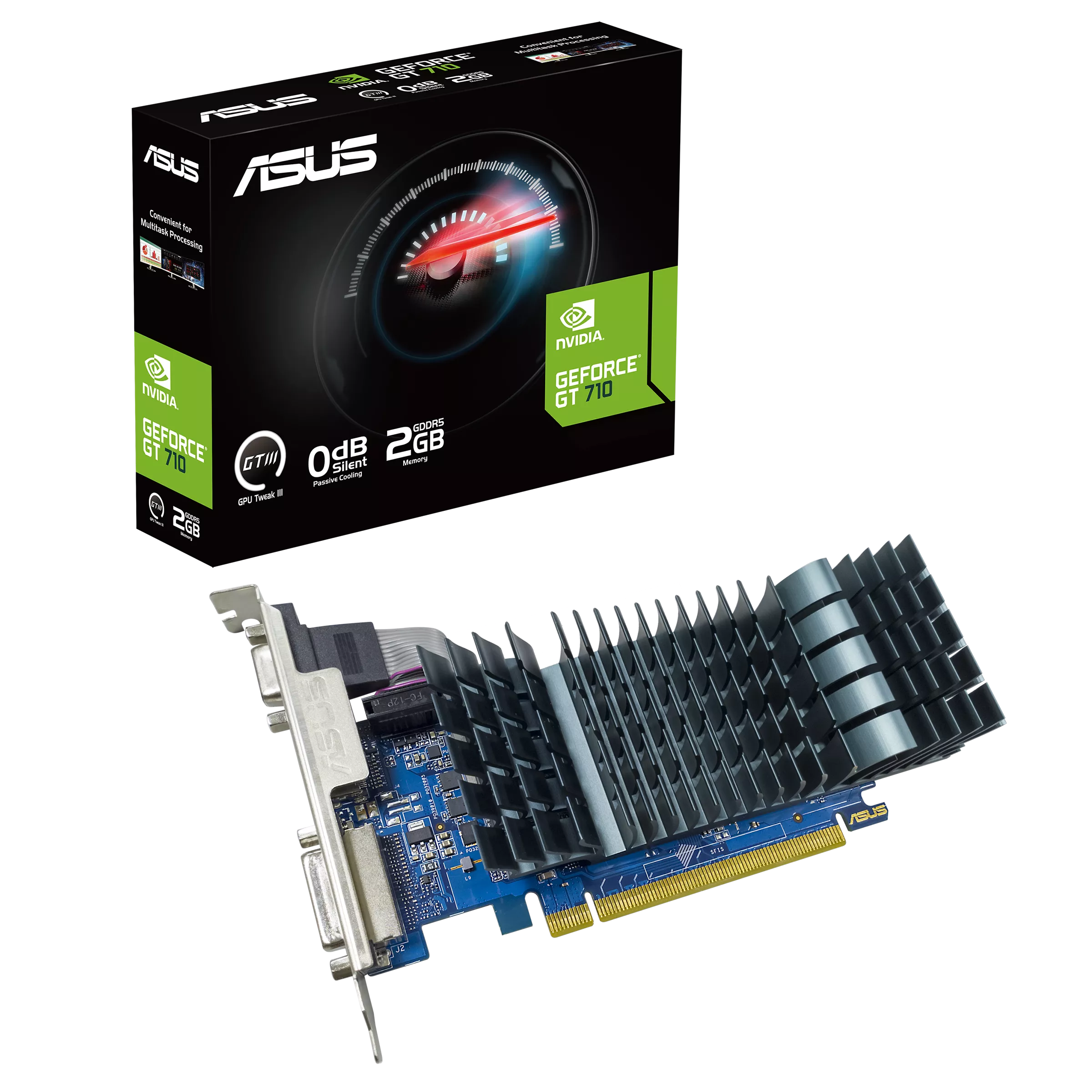 Видеокарта ASUS GT710-SL-2GD5-BRK-EVO арт. 90YV0ALA-M0NA00