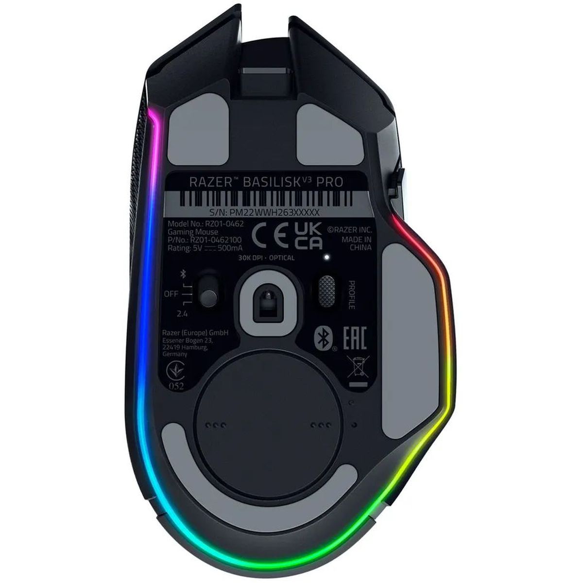 Razer Basilisk V3 Pro 35K - Black gaming mouse RZ01-05240100-R3G1