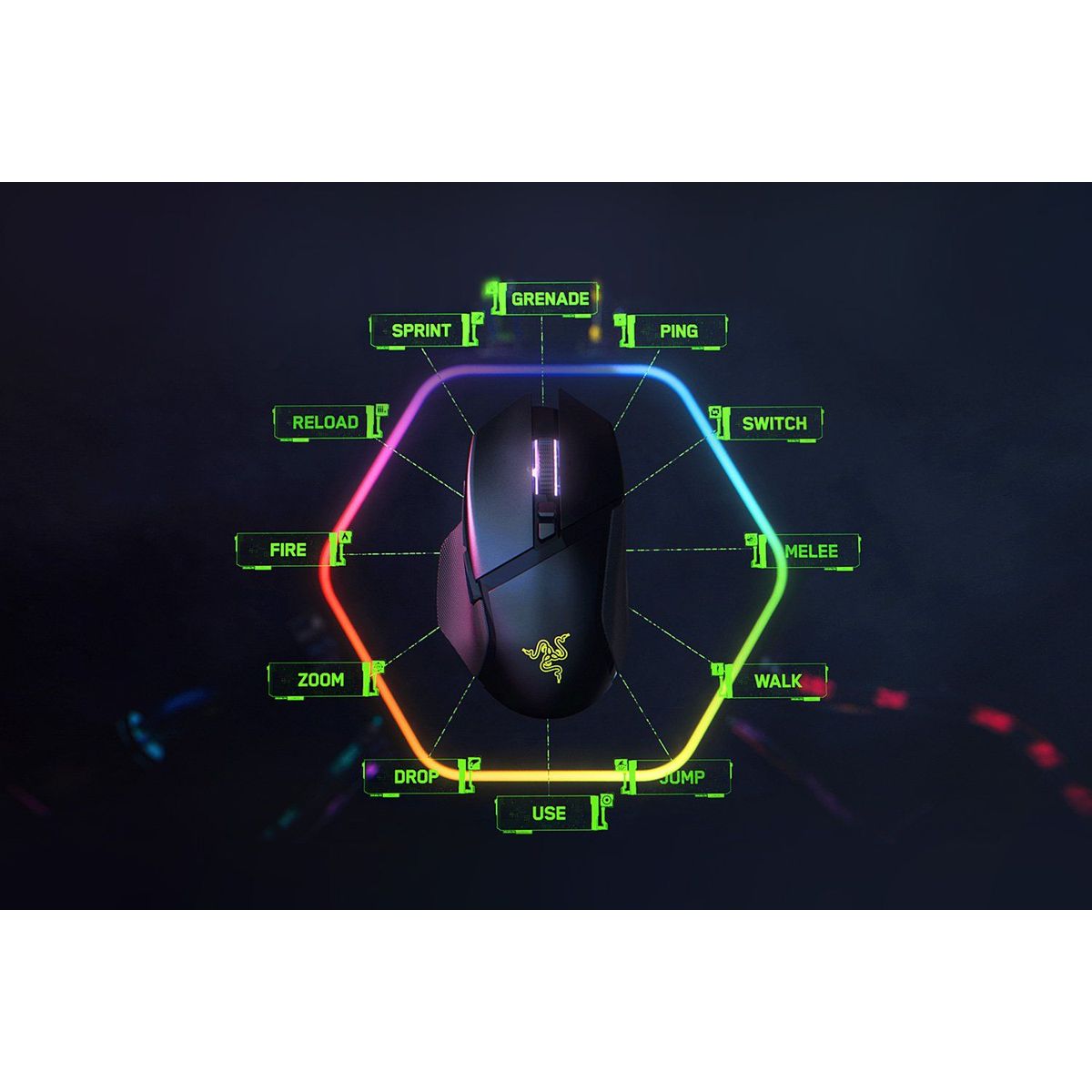 Razer Basilisk V3 Pro 35K - Black gaming mouse RZ01-05240100-R3G1