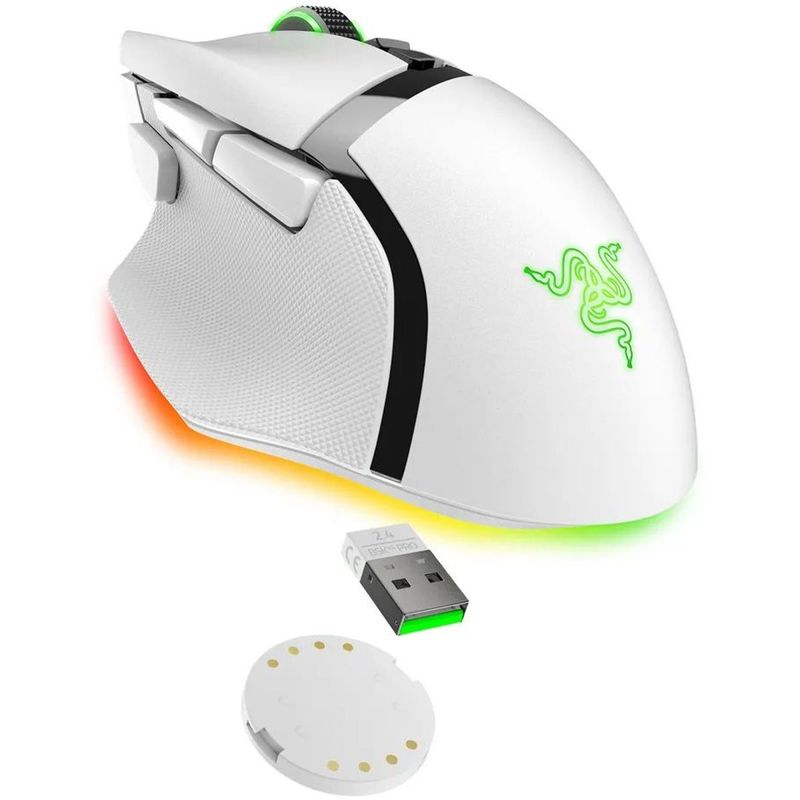 Razer Basilisk V3 Pro 35K - White gaming mouse RZ01-05240200-R3G1