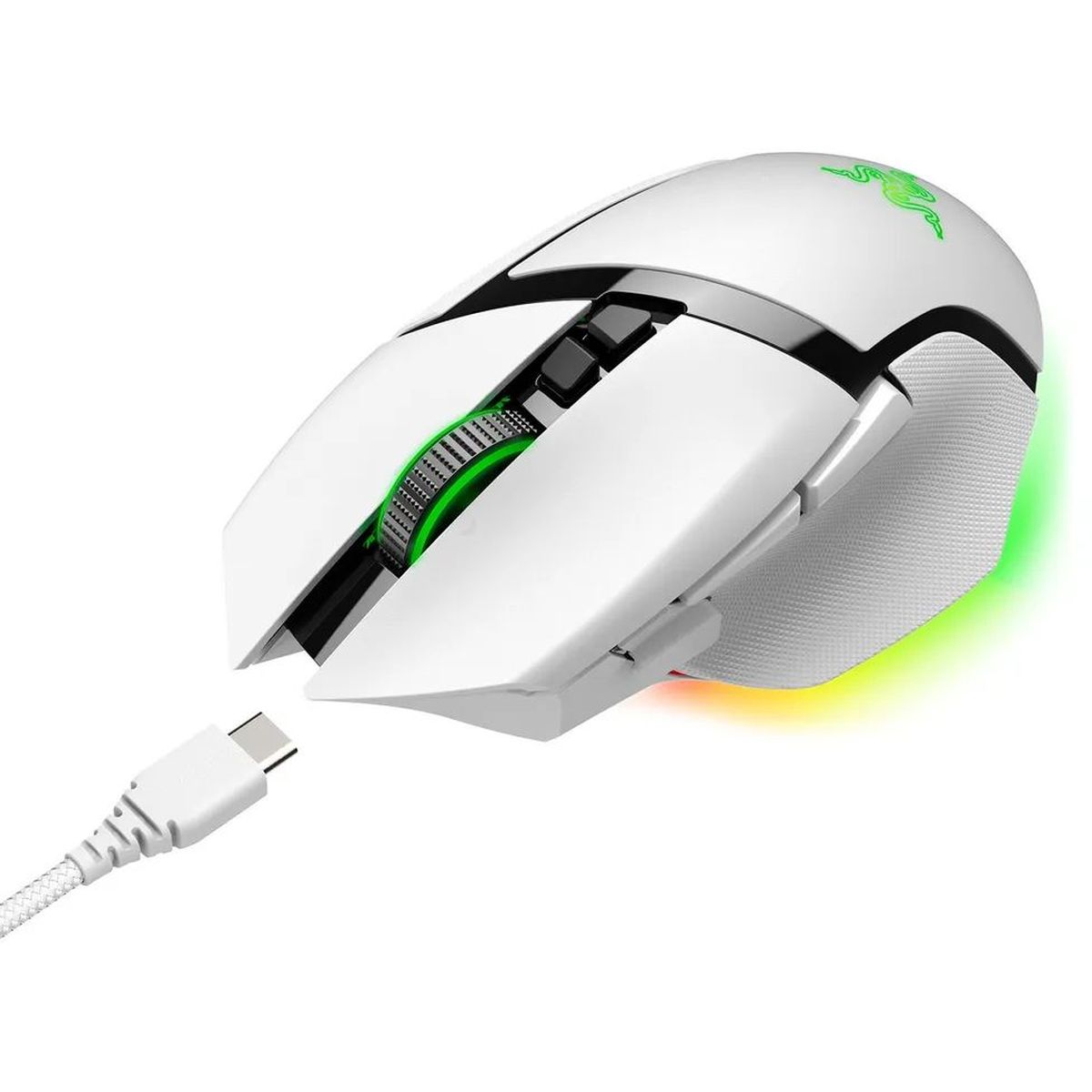 Razer Basilisk V3 Pro 35K - White gaming mouse RZ01-05240200-R3G1