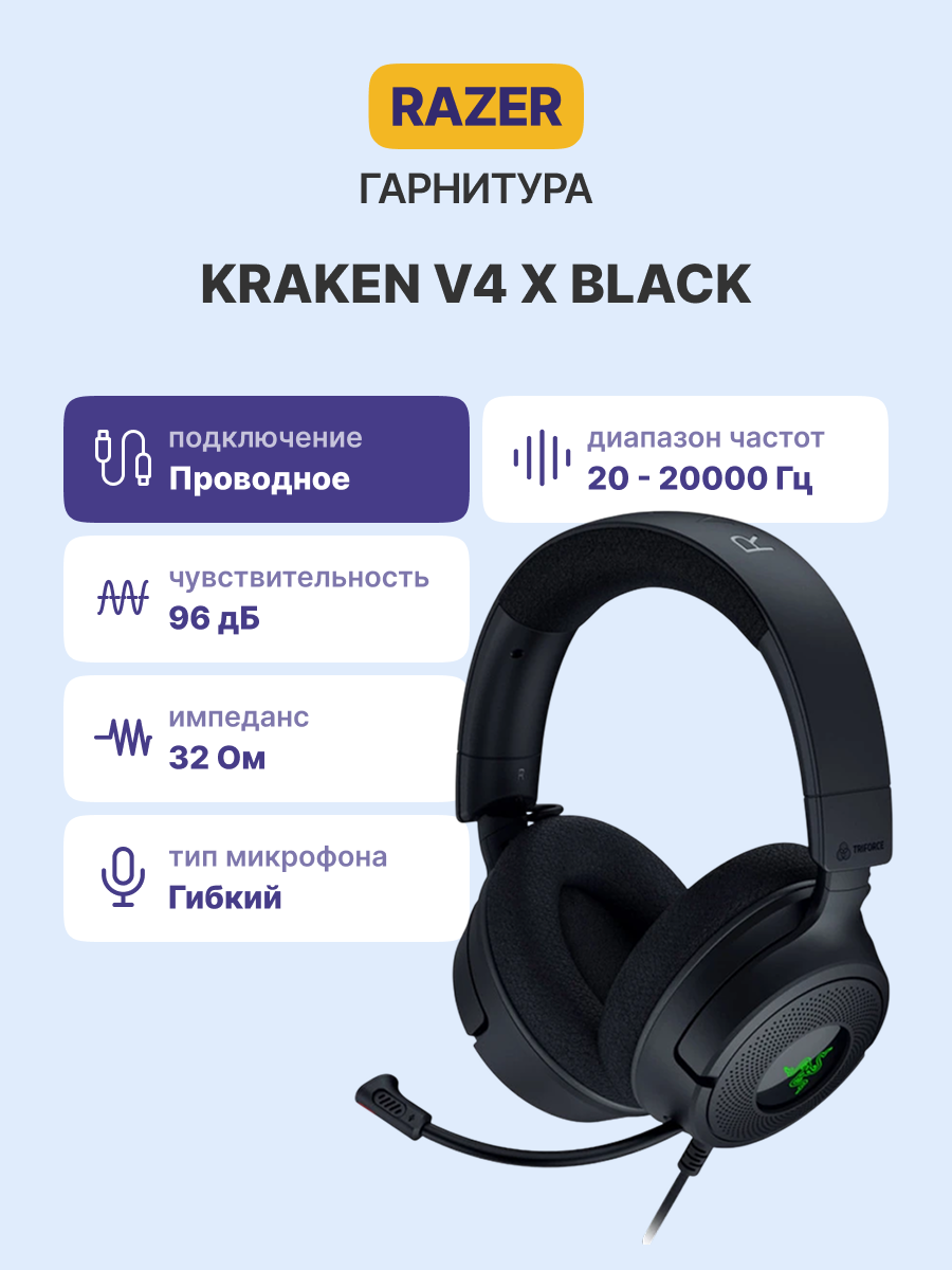 Razer Kraken V4 X RZ04-05180100-R3M1
