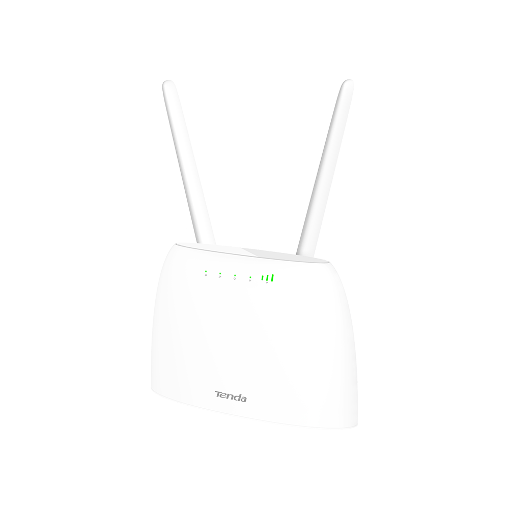 TENDA 4G06 Wi-Fi 4G+ LTE маршрутизатор стандарта N300, 2 внешние антенны , 1-port 10/100Mbps LAN/WAN, 1-port 10/100Mbps LAN, 1-Slot 2FF SIM Card