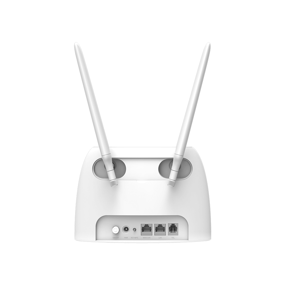 TENDA 4G06 Wi-Fi 4G+ LTE маршрутизатор стандарта N300, 2 внешние антенны , 1-port 10/100Mbps LAN/WAN, 1-port 10/100Mbps LAN, 1-Slot 2FF SIM Card