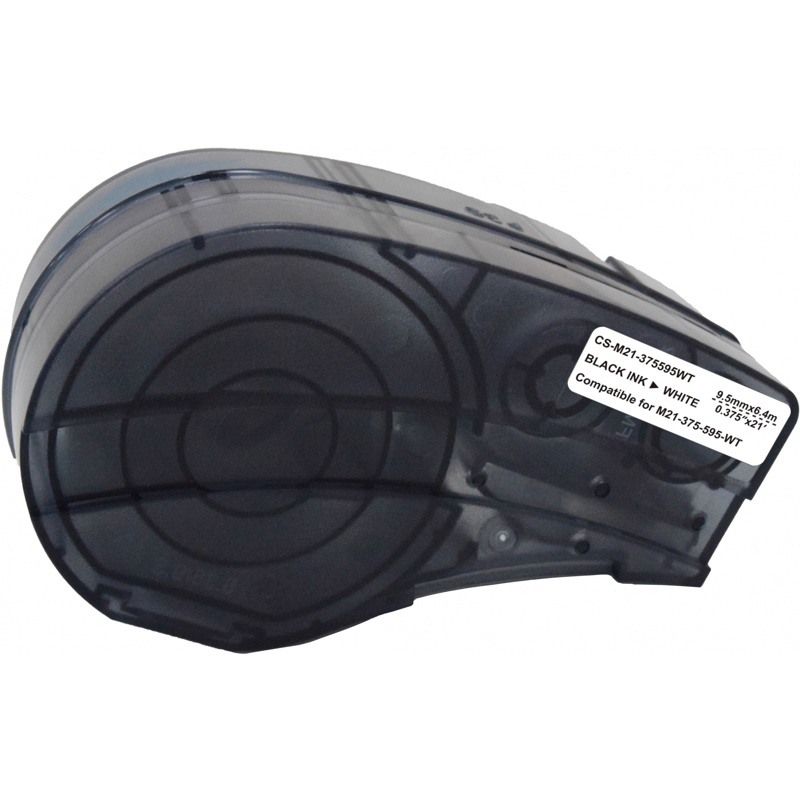 Картридж ленточный Cactus CS-M21-375595WT черный для Brady BMP21-PLUS, BMP21-LAB