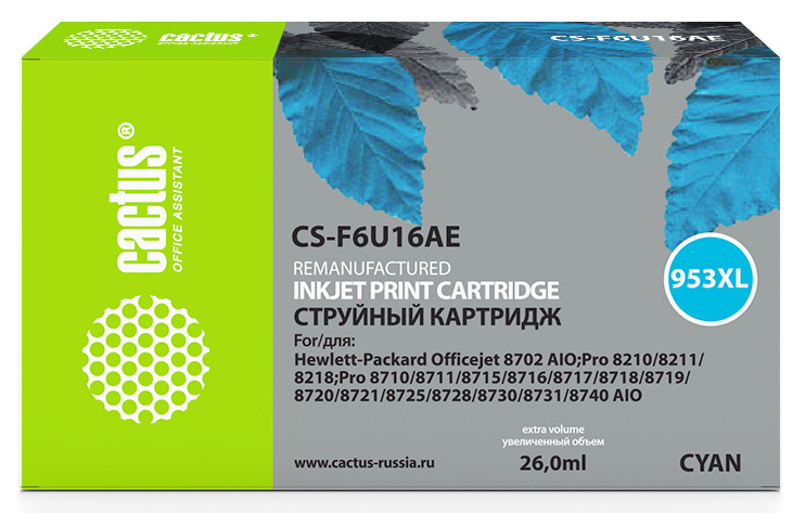 Cactus 953XL (CS‑F6U16AE)