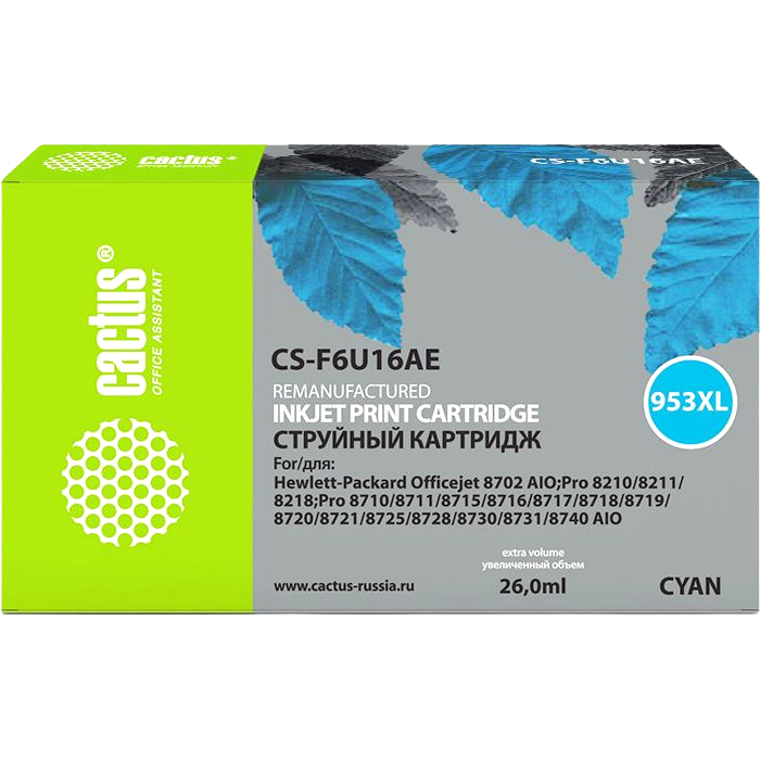 Cactus 953XL (CS‑F6U16AE)