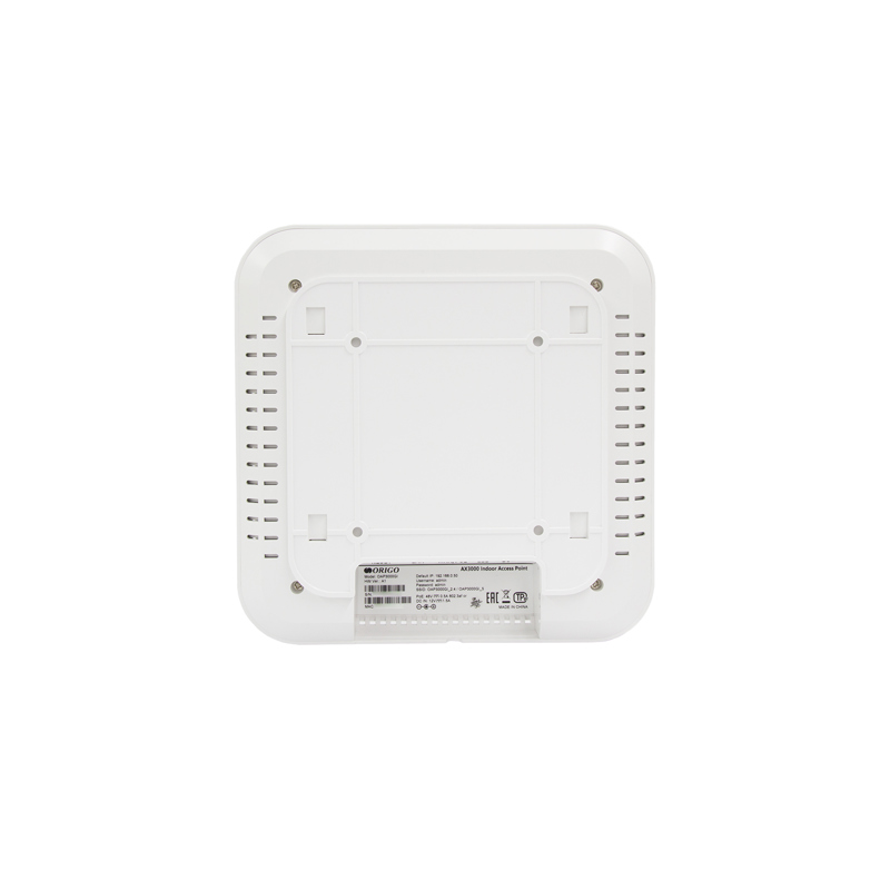 Точка доступа ORIGO Двухдиапазонная Wi-Fi 6 точка доступа AX3000, 1x1000Base-T WAN PoE, 1x1000Base-T LAN, 2 антенны 4,6 dBi, 2 антенны 4 dBi арт. OAP3000GI/A1A