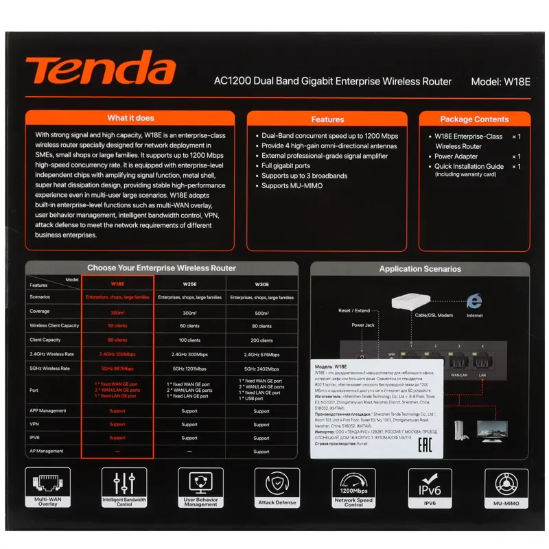 Tenda W18E