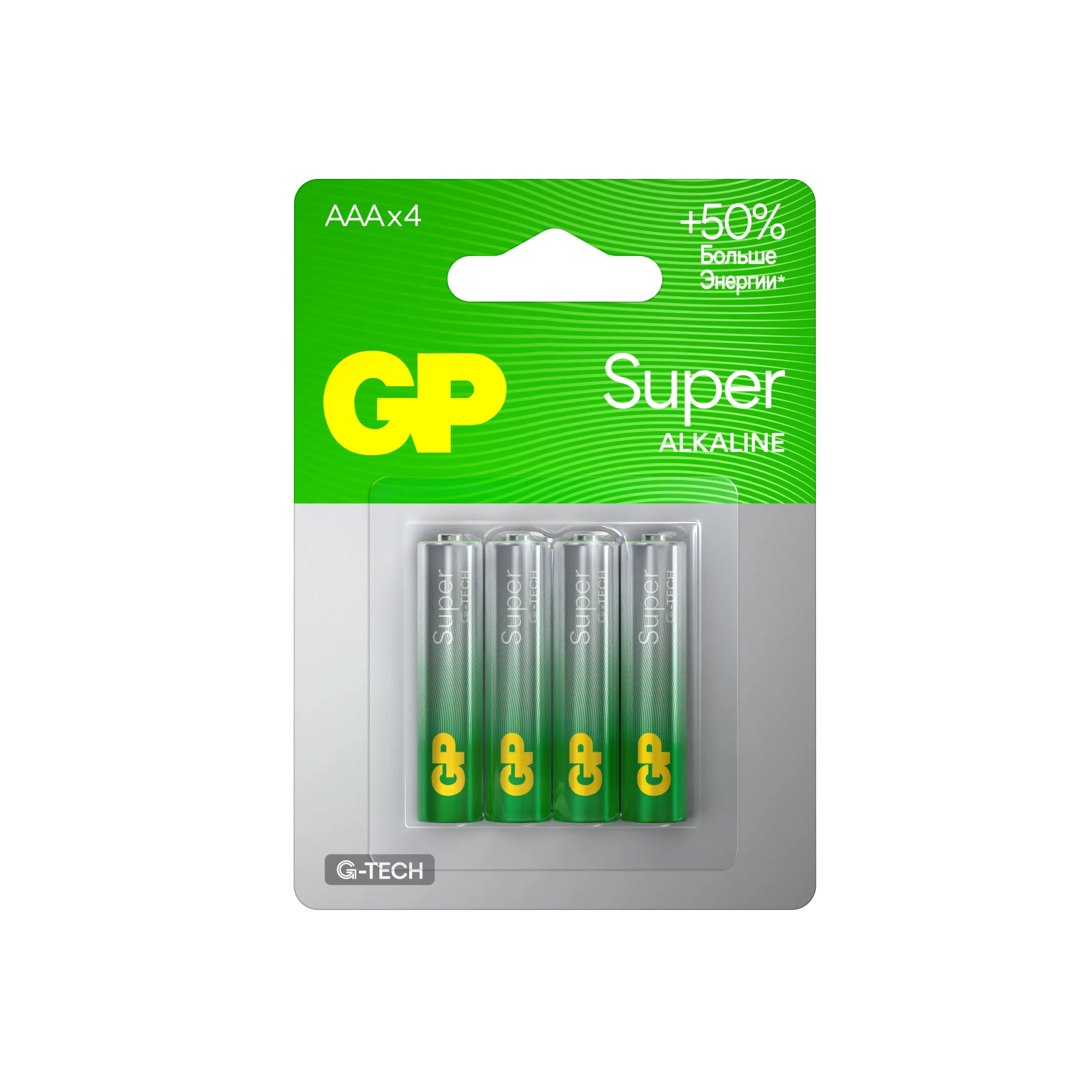 GP 24AA21-2CRSBC4 40/160 Super Alkaline G-Tech (4 шт. в уп-ке)