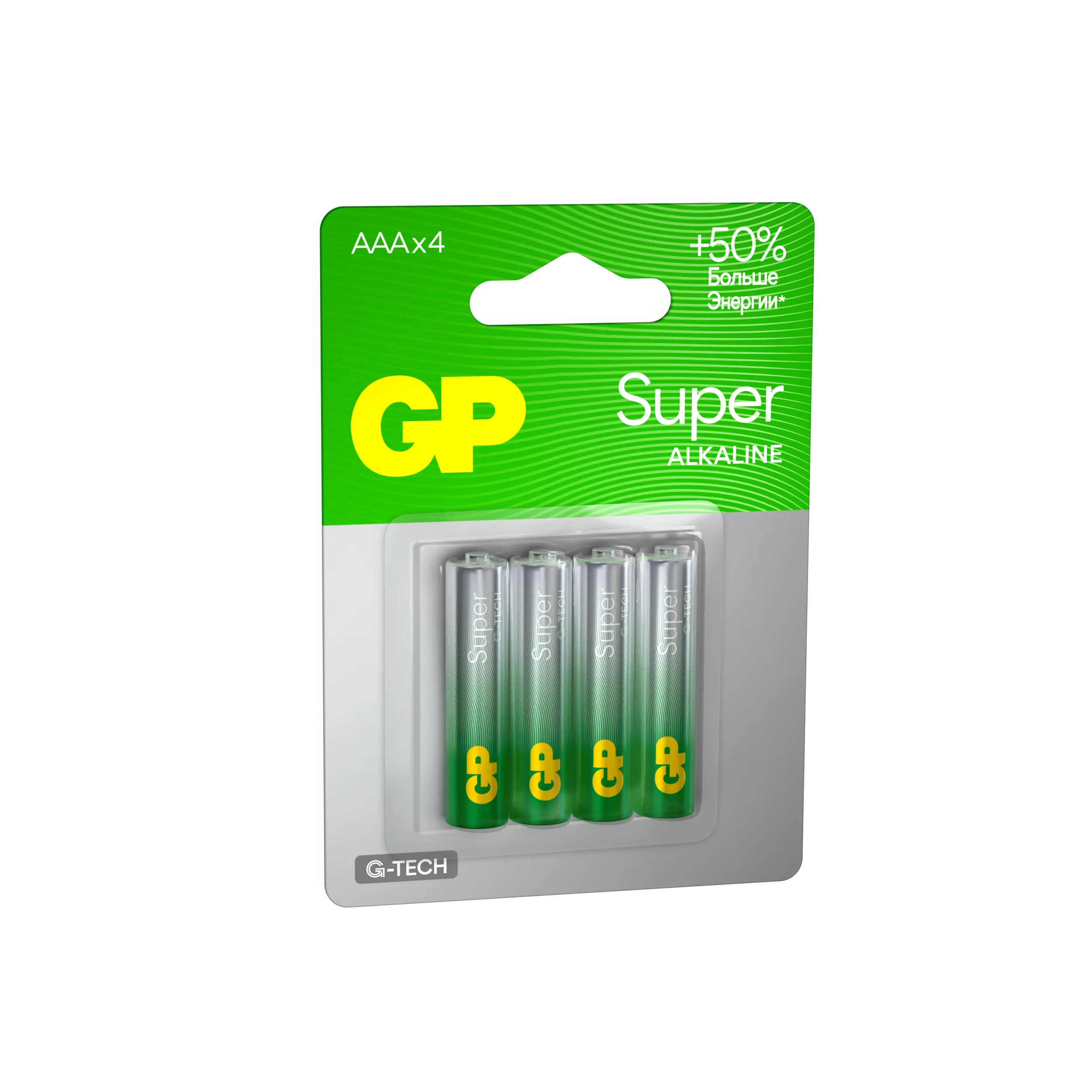 GP 24AA21-2CRSBC4 40/160 Super Alkaline G-Tech (4 шт. в уп-ке)