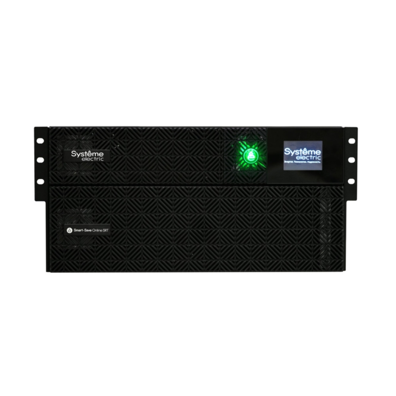 Systeme Electric Smart-Save Online SRT, 5000VA/5000W, On-Line, Extended-run, Rack 2U+3U(Tower convertible), LCD, 6xC13, 4xC19, USB, RS-232, Pre-Inst. Web/SNMP арт. SRTSE5KRTXLIEC-NC