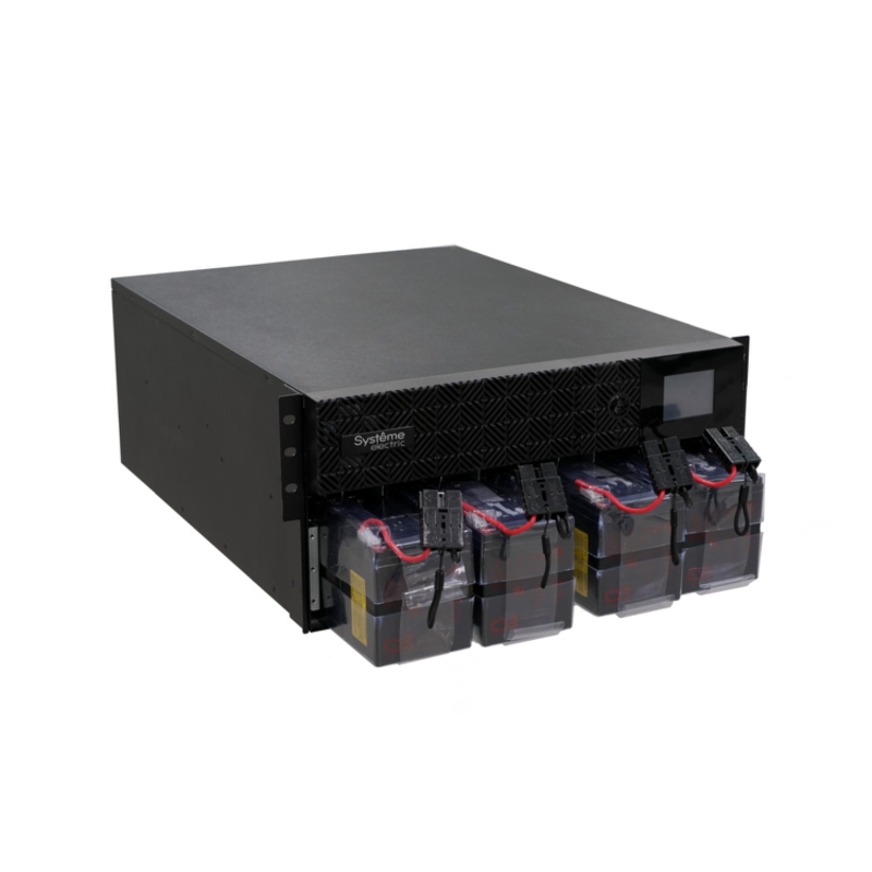 Systeme Electric Smart-Save Online SRT, 5000VA/5000W, On-Line, Extended-run, Rack 2U+3U(Tower convertible), LCD, 6xC13, 4xC19, USB, RS-232, Pre-Inst. Web/SNMP арт. SRTSE5KRTXLIEC-NC