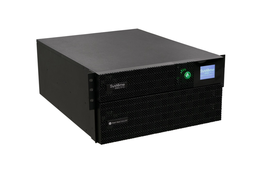 Systeme Electric Smart-Save Online SRT, 5000VA/5000W, On-Line, Extended-run, Rack 2U+3U(Tower convertible), LCD, 6xC13, 4xC19, USB, RS-232, Pre-Inst. Web/SNMP арт. SRTSE5KRTXLIEC-NC