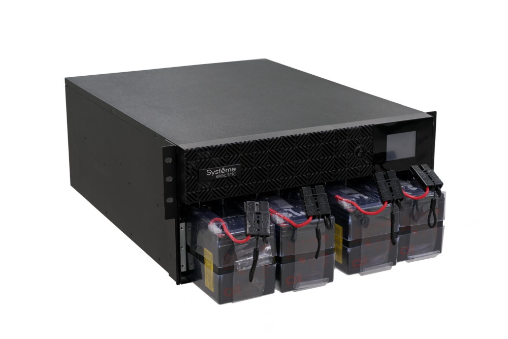 Systeme Electric Smart-Save Online SRT, 5000VA/5000W, On-Line, Extended-run, Rack 2U+3U(Tower convertible), LCD, 6xC13, 4xC19, USB, RS-232, Pre-Inst. Web/SNMP арт. SRTSE5KRTXLIEC-NC