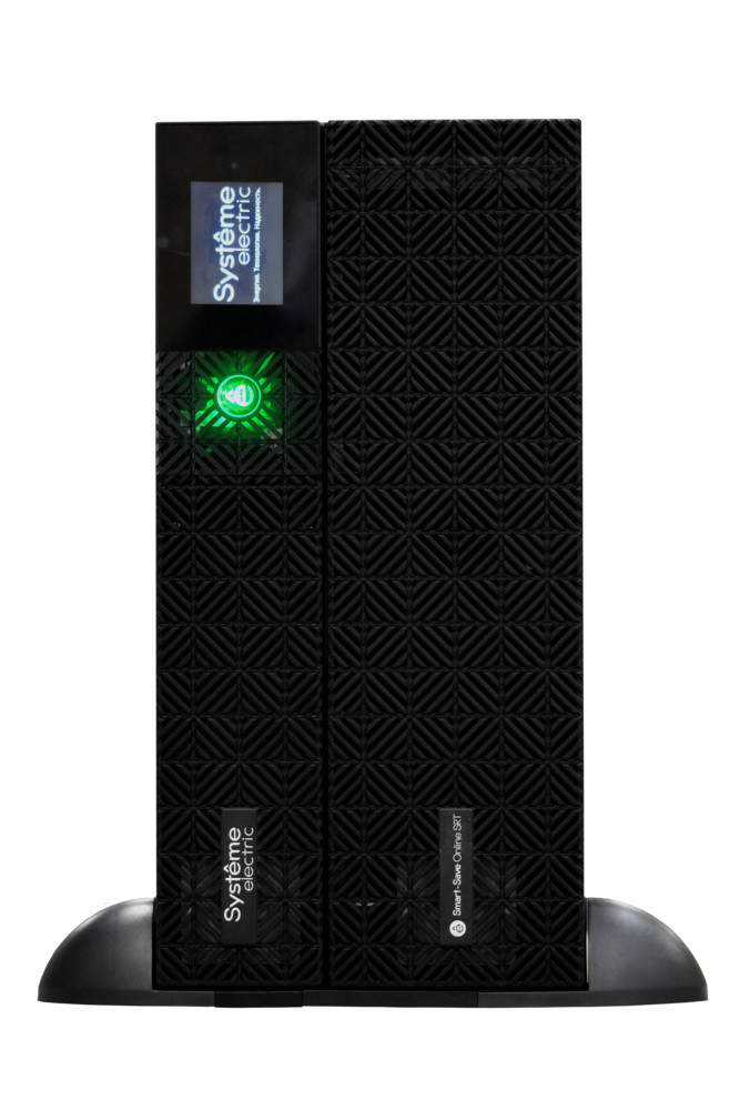 Systeme Electric Smart-Save Online SRT, 5000VA/5000W, On-Line, Extended-run, Rack 2U+3U(Tower convertible), LCD, 6xC13, 4xC19, USB, RS-232, Pre-Inst. Web/SNMP арт. SRTSE5KRTXLIEC-NC