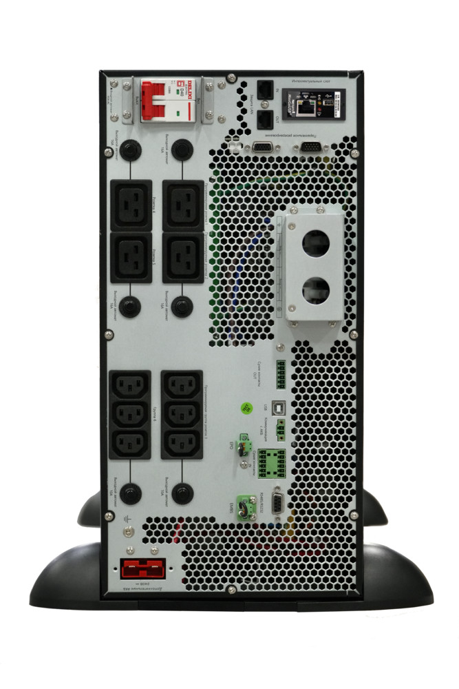 Systeme Electric Smart-Save Online SRT, 5000VA/5000W, On-Line, Extended-run, Rack 2U+3U(Tower convertible), LCD, 6xC13, 4xC19, USB, RS-232, Pre-Inst. Web/SNMP арт. SRTSE5KRTXLIEC-NC