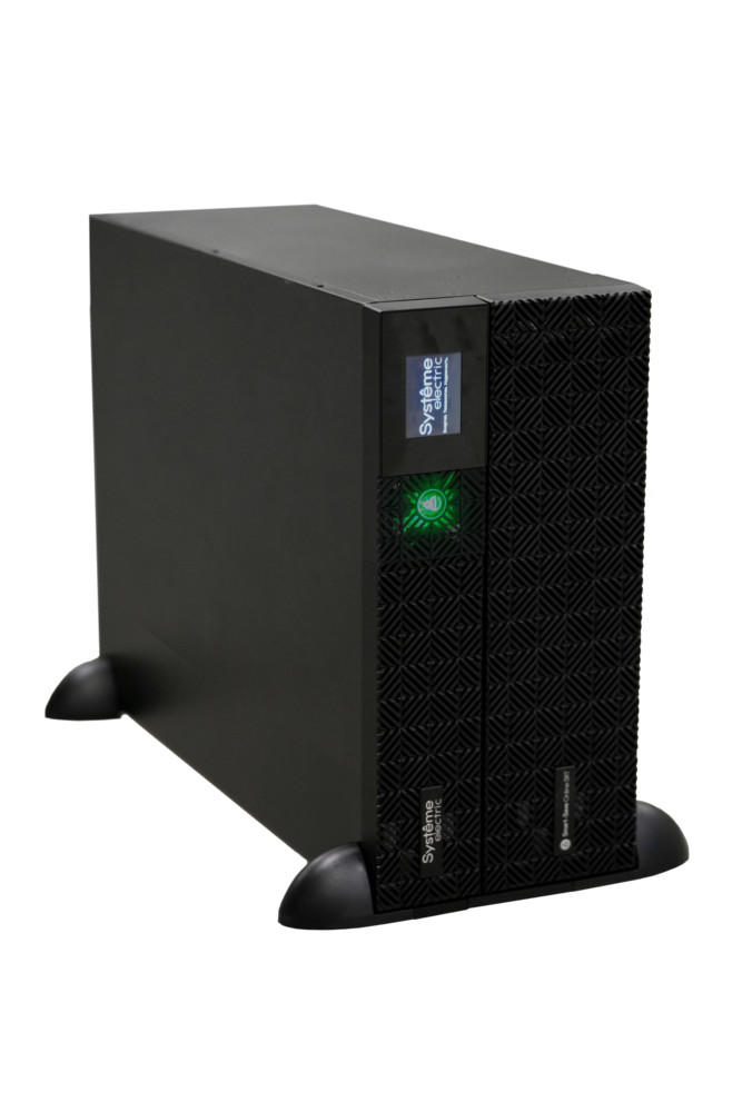Systeme Electric Smart-Save Online SRT, 5000VA/5000W, On-Line, Extended-run, Rack 2U+3U(Tower convertible), LCD, 6xC13, 4xC19, USB, RS-232, Pre-Inst. Web/SNMP арт. SRTSE5KRTXLIEC-NC