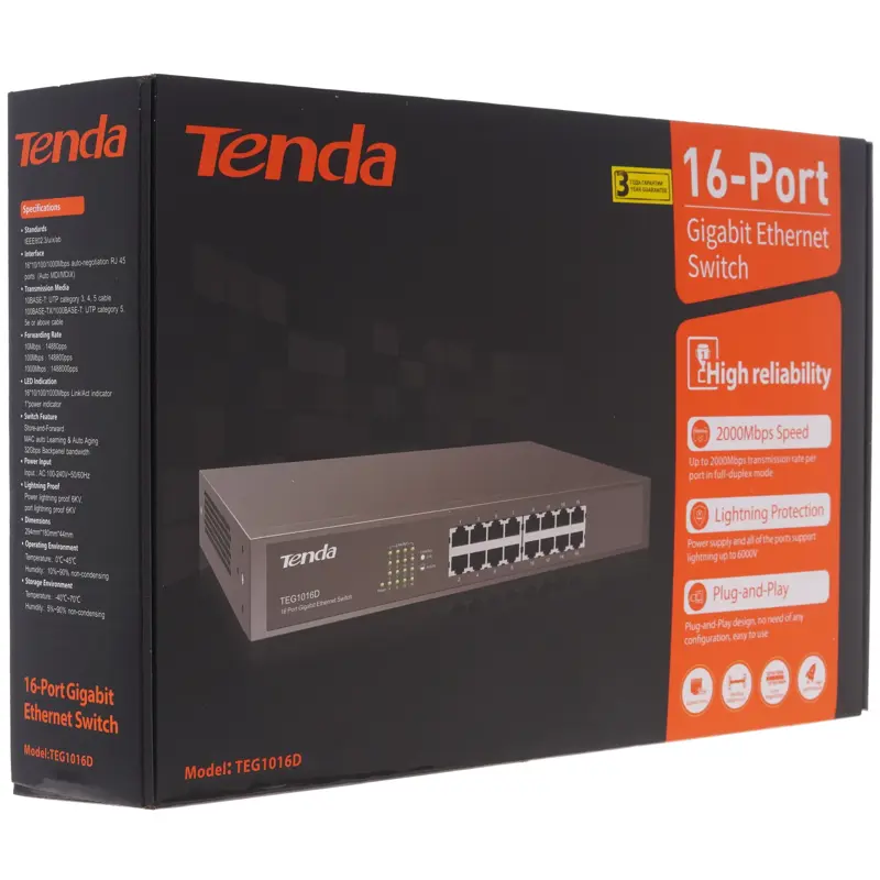 Tenda TEG1016D