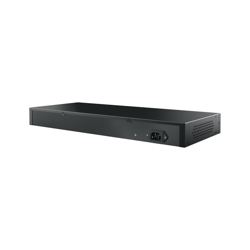Коммутатор Netis P124GH (L2) 24x100Мбит/с 2x1Гбит/с 1xКомбо(1000BASE-T/SFP) 1SFP 24PoE 24PoE+ 360W неуправляемый