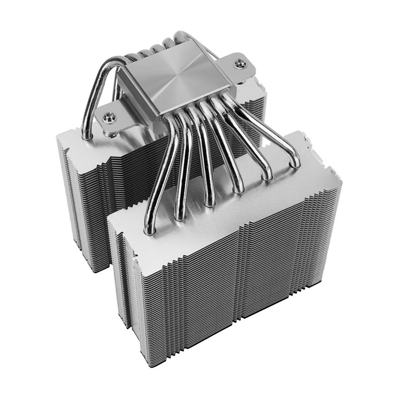 Устройство охлаждения(кулер) Thermalright Royal Knight 120 Soc-AM5/AM4/1200/1700/1851 серебристый/черный 4-pin 28.4dB Al+Cu Ret (RK120)