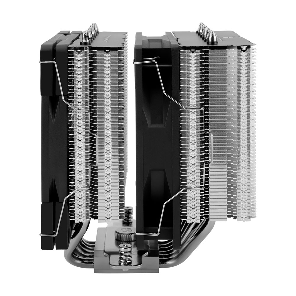Устройство охлаждения(кулер) Thermalright Royal Knight 120 Soc-AM5/AM4/1200/1700/1851 серебристый/черный 4-pin 28.4dB Al+Cu Ret (RK120)