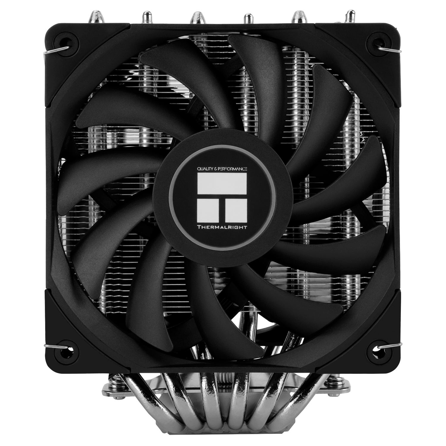 Устройство охлаждения(кулер) Thermalright Royal Knight 120 SE Soc-AM5/AM4/1200/1700/1851 серебристый/черный 4-pin 25.6dB Al+Cu Ret (RK120-SE)
