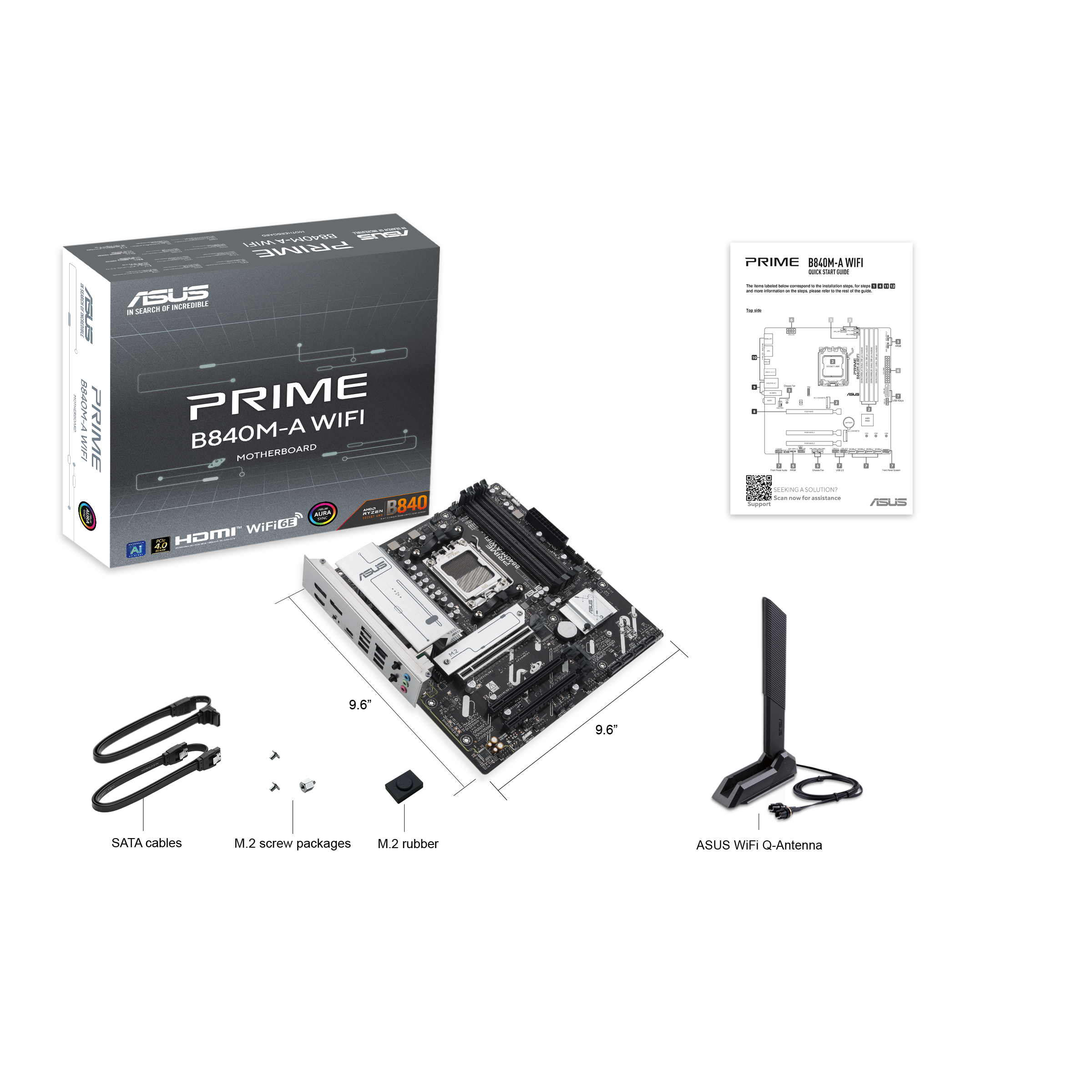 ASUS PRIME B840M-A WIFI (90MB1J20-M0EAY0)