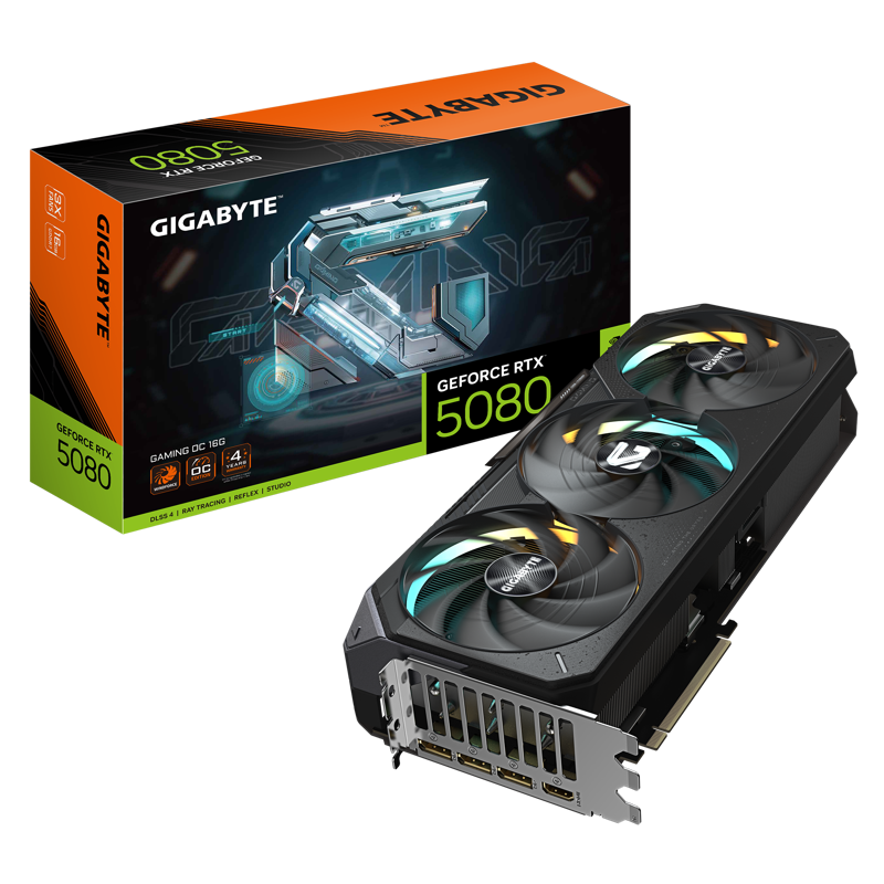 GIGABYTE GV-N5080GAMING OC-16 арт. GV-N5080GAMING OC-16GD