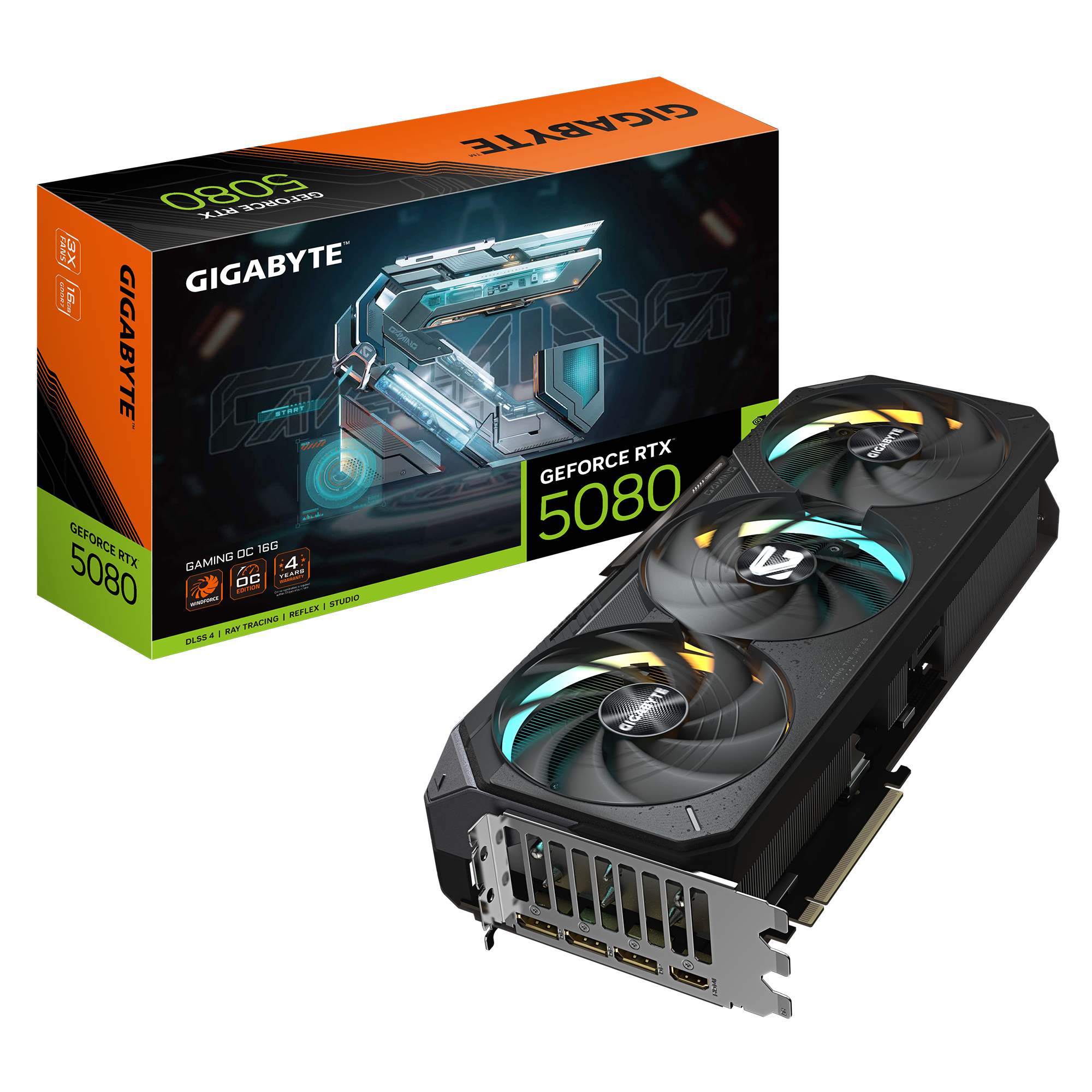 GIGABYTE GV-N5080GAMING OC-16 арт. GV-N5080GAMING OC-16GD