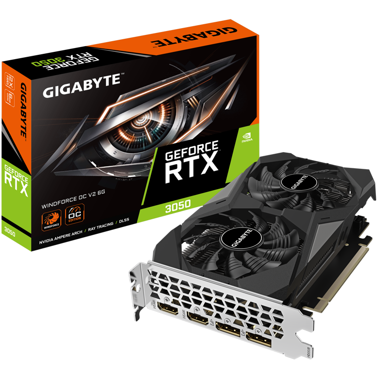 GIGABYTE GV-N3050WF2OCV2-6GD