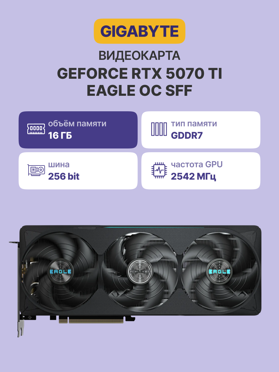 Видеокарта GIGABYTE GV-N507TEAGLE OC-16GD