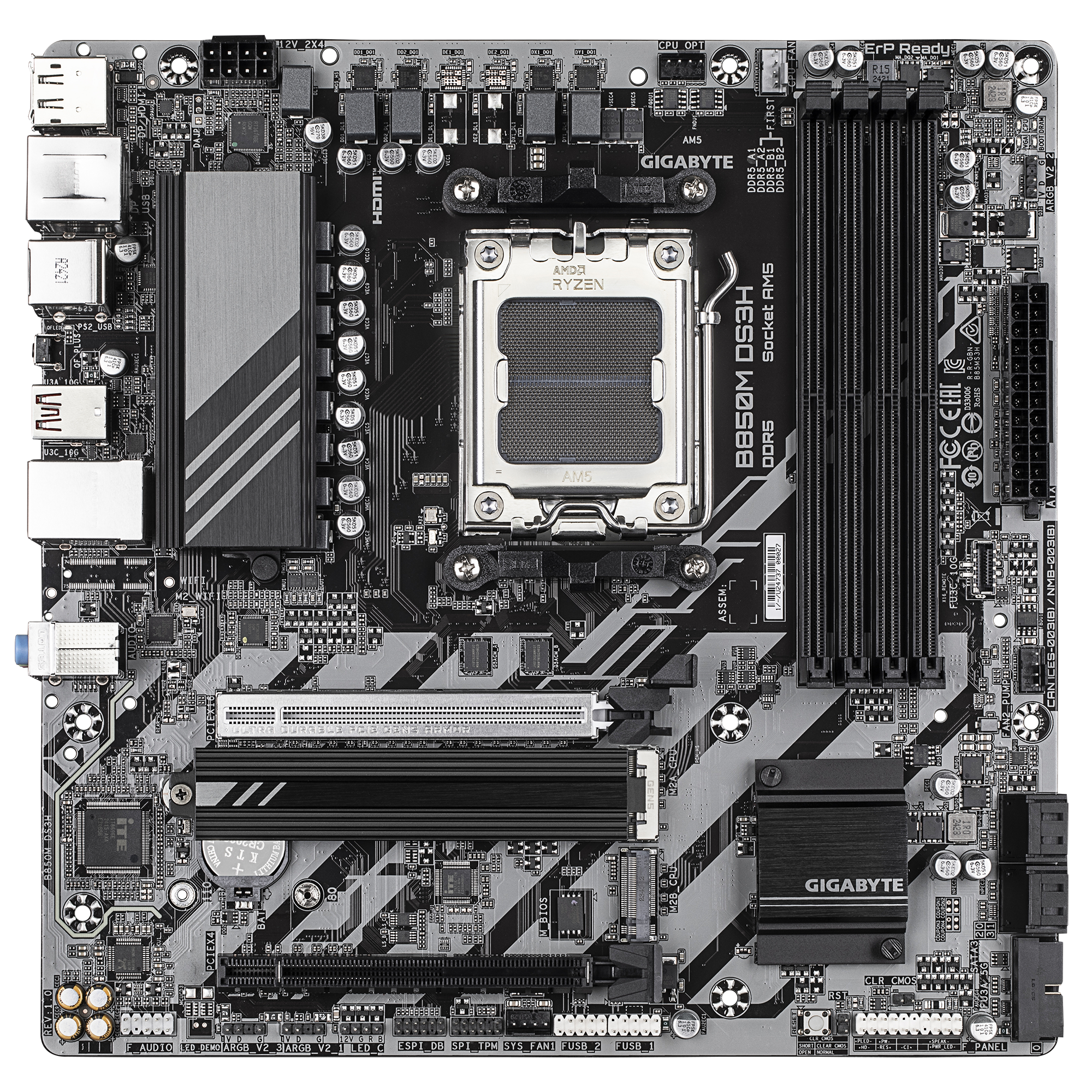 Материнская плата Gigabyte B850M DS3H