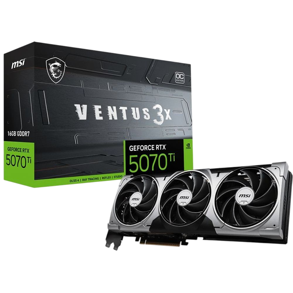 MSI GeForce RTX 5070 Ti арт. GeForce RTX 5070 Ti 16G VENTUS 3X OC