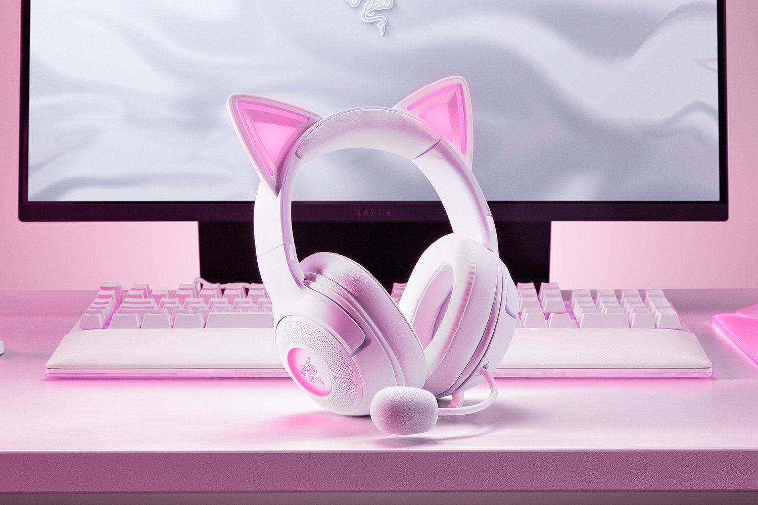 Razer Kraken Kitty V2 White Headset