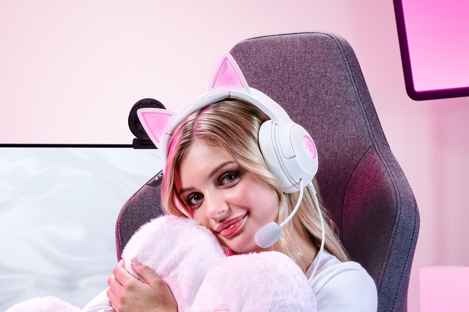 Razer Kraken Kitty V2 White Headset