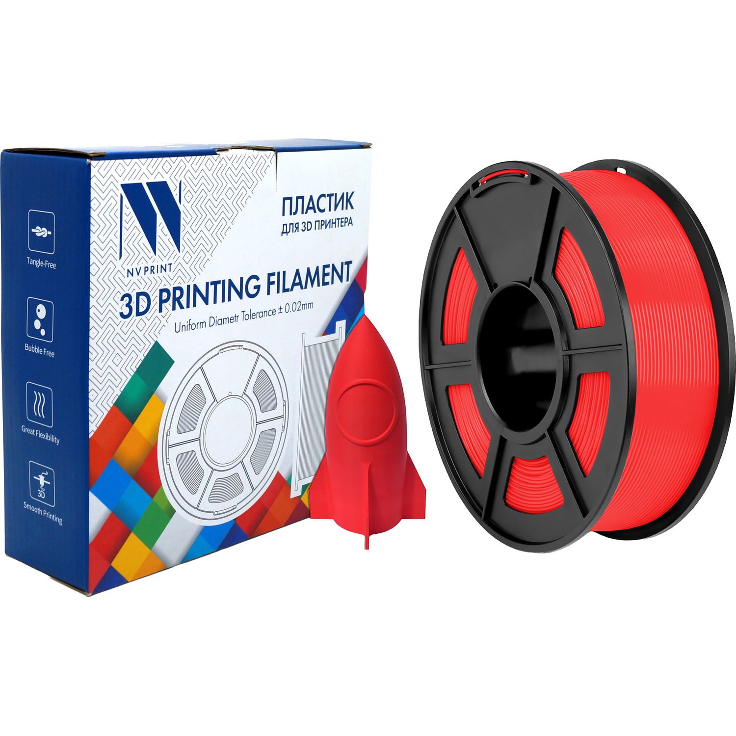 NV-PRINT NV-3D-PLA-RED NV Print