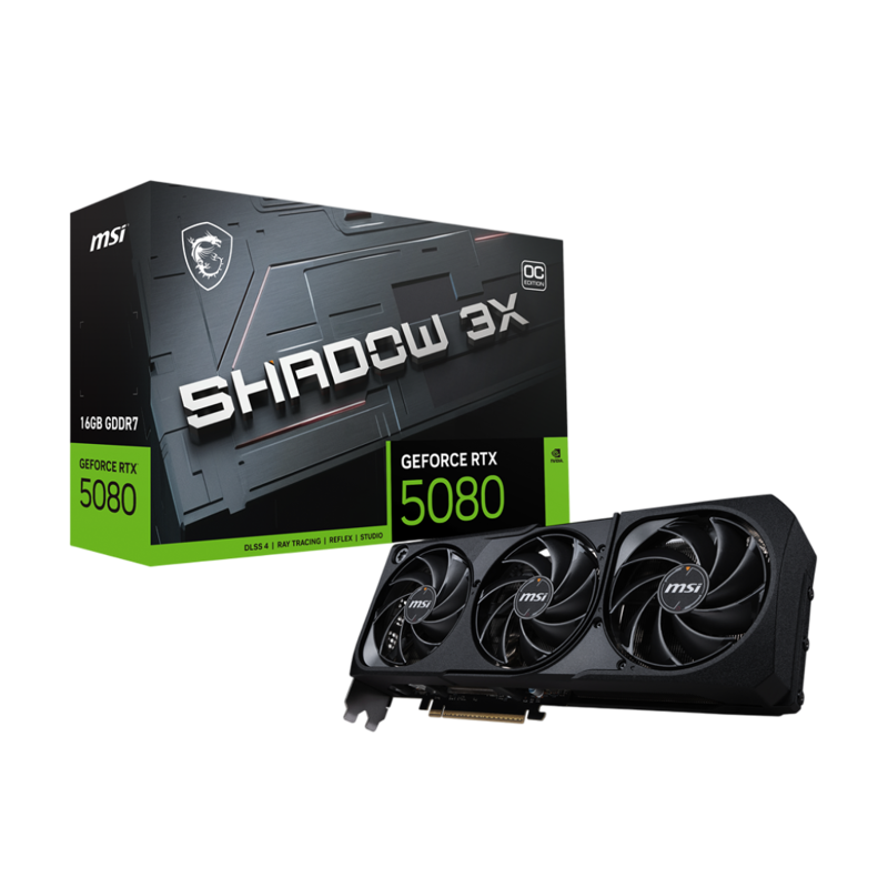 MSI GeForce RTX 5080 16G SHADOW 3X OC