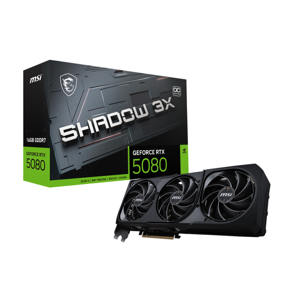MSI GeForce RTX 5080 16G SHADOW 3X OC