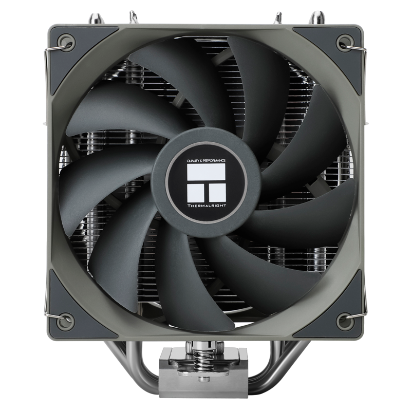 Устройство охлаждения(кулер) Thermalright Assassin Spirit 120 Plus V2 Soc-AM5/AM4/1200/1700/1851 серый 4-pin 25.6dB Al+Cu 500gr Ret (AS120-V2-PLUS)