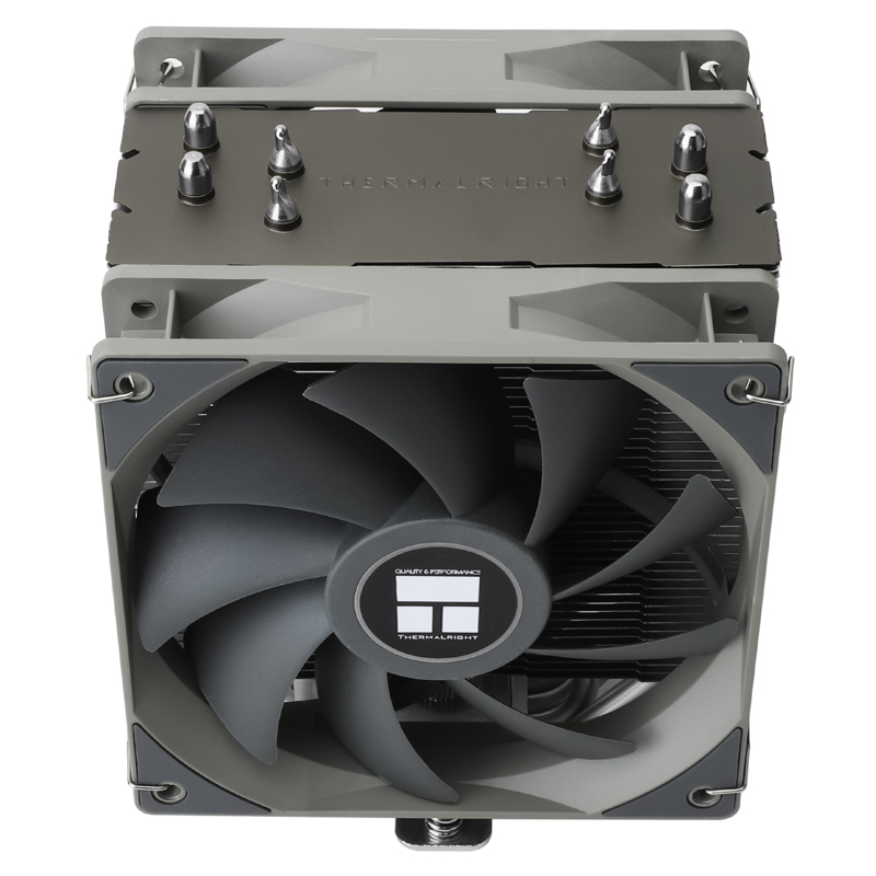 Устройство охлаждения(кулер) Thermalright Assassin Spirit 120 Plus V2 Soc-AM5/AM4/1200/1700/1851 серый 4-pin 25.6dB Al+Cu 500gr Ret (AS120-V2-PLUS)